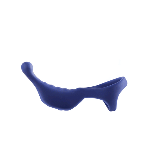 Perineum Massager with adjustable three-way cock ring