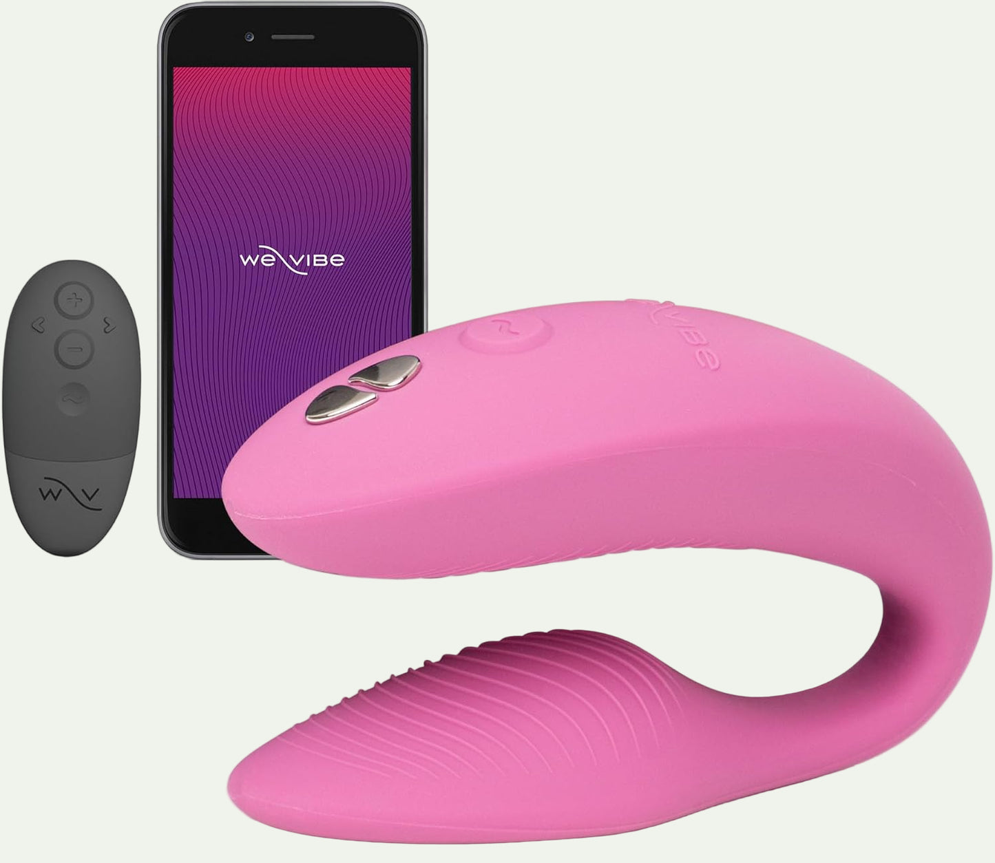 Couples Vibrator Sync Dusty Pink