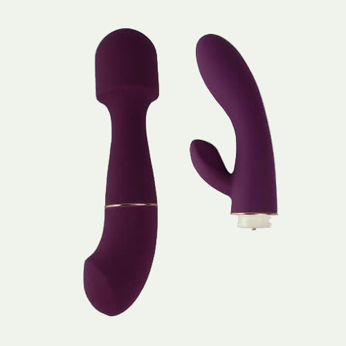 Dual Interchangeable Vibrator