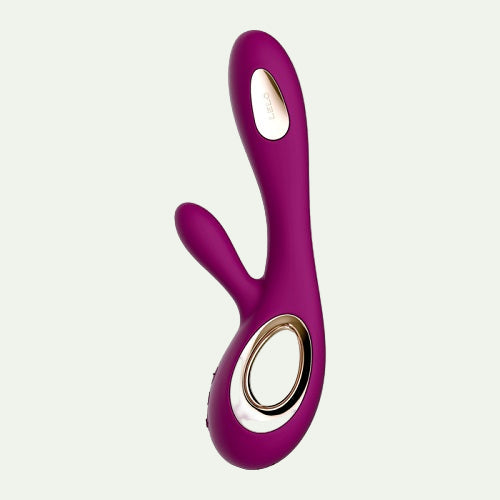 Lelo Soraya Wave Dual Action Vibrator Deep Rose